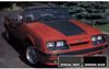 1985-86 Mustang GT Hood Blackout Decal